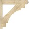Ekena Millwork Merced Rough Sawn Arts and Crafts Outlooker, Douglas Fir, 6"W x 28"D x 28"H OUT06X28X28MRC03RDF - alternate 4